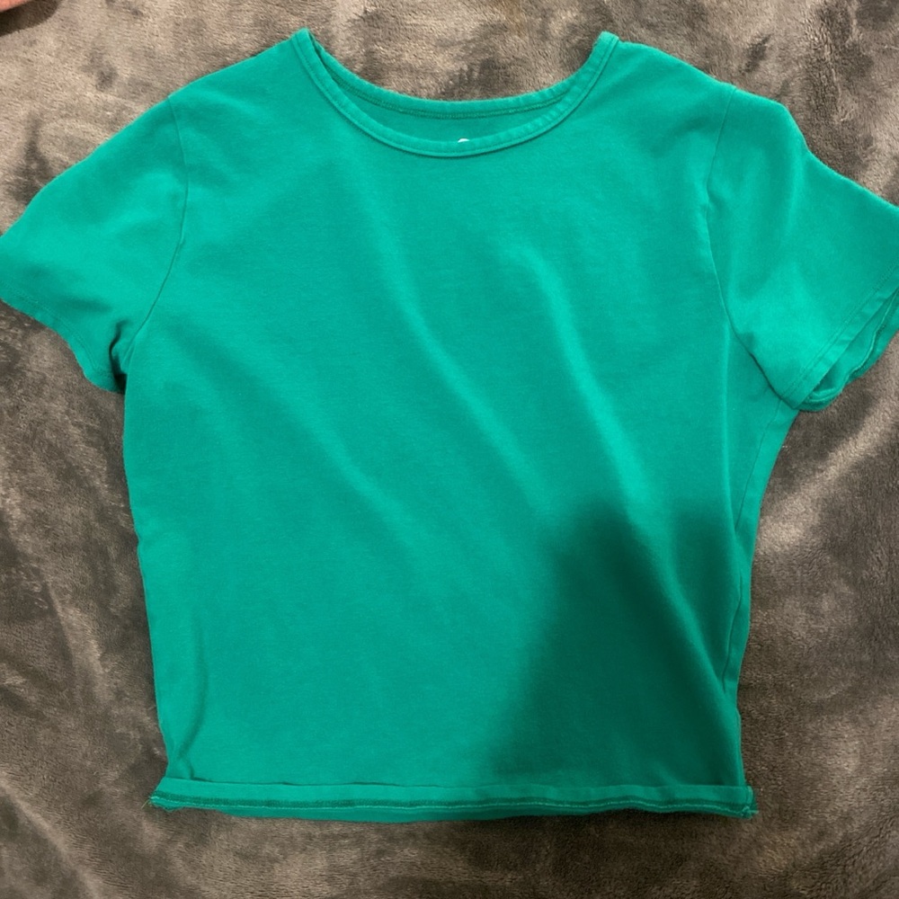 Hollister Vibrant Green Kids Tee